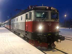 11Arctic-Circle-Express der SJ in Kiruna